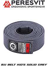 Пояс для дитячого кімоно джиу-джитсу Peresvit BJJ Belt Kid's Solid Grey