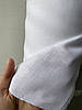 Біла сорочково-платтєва лляна тканина, колір 101, фото 3