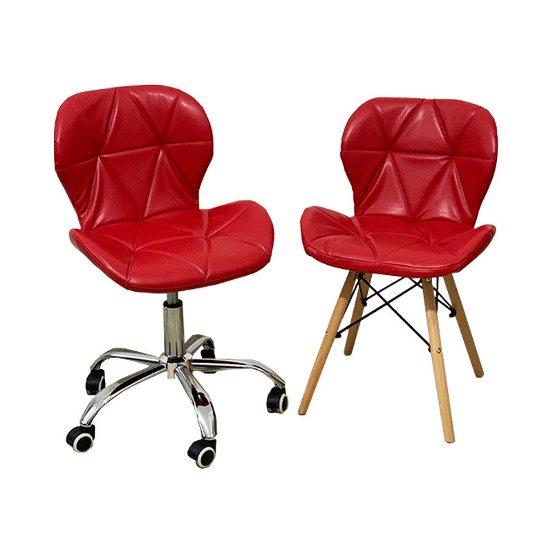 Набор стульев для мастера и клиента Стар Красный - фото 1 - id-p1787264845