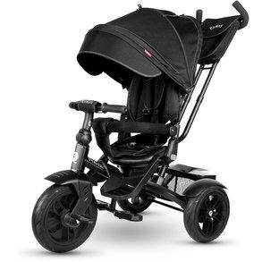 Складний триколісний дитячий велосипед Qplay Premium Black, фото 1