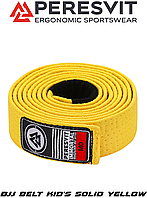 Пояс для детского кимоно джиу-джитсу Peresvit BJJ Belt Kid's Solid Yellow