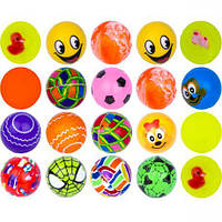 От 50 шт. М'яч "Пострибунчик" різнокольоровий, 45мм 14-35 купить оптом