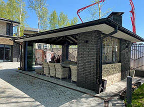 Скління альтанки безрамною розсувною системою TIARA MAX, фото 6