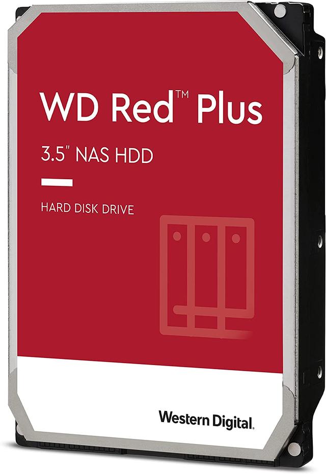 Жесткий диск Western Digital Red Plus 8TB 7200rpm 256МB WD80EFBX HDD 3.5 SATA III Eвропейская версия