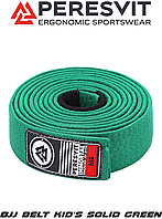 Пояс для детского кимоно джиу-джитсу Peresvit BJJ Belt Kid's Solid Green