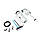Безобідковий унітаз із бачком підлоговий Qtap Tern, мікроліфт, швидкознімне сидіння, фото 10
