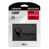 Kingston SSD 480Gb диск – ССД 480 Гб твердотільний (накопичувальний жорсткий) 2.5" A400 SA400S37/480G
