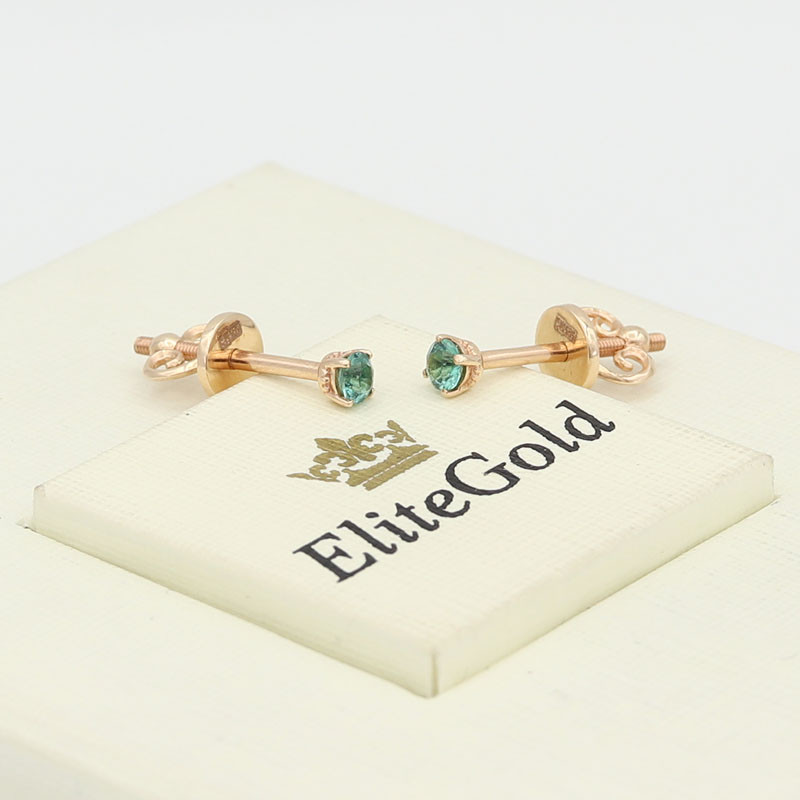 Сережки-пусети від Elitegold Classic 515103000476