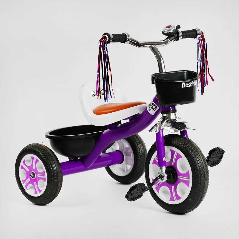 Велосипед триколісний LM-5105 Best Trike Фіолетовий