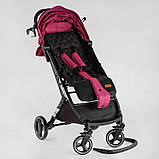 Коляска прогулянкова дитяча JOY Comfort L-20115 з чохлом на ніжки та підсклянником, фото 3