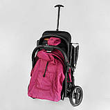 Коляска прогулянкова дитяча JOY Comfort L-20115 з чохлом на ніжки та підсклянником, фото 6