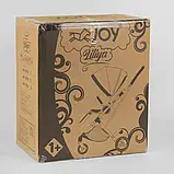 Коляска прогулянкова дитяча з футкавером JOY Liliya 10105, колір вишневий, фото 10