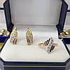 Золоті сережки з діамантами, фото 7
