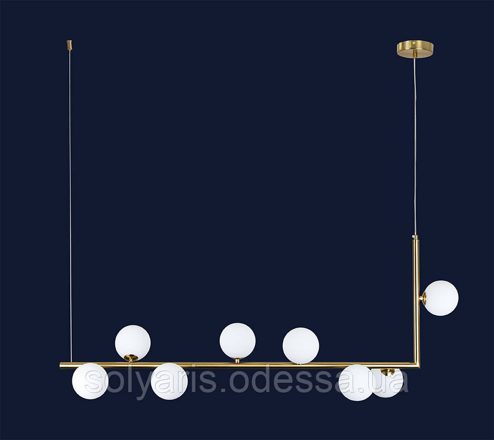 Люстра підвісна 761V1026-8 BRZ+WH, фото 1