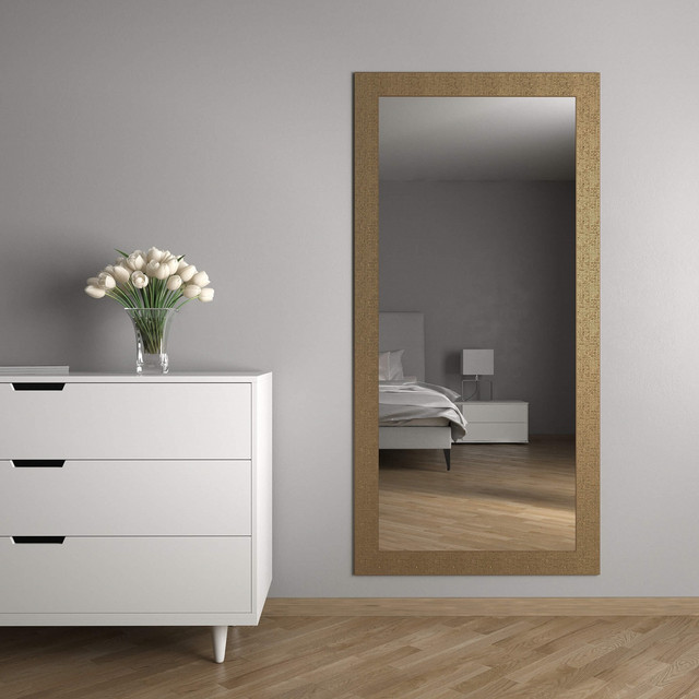 Зеркало на стену в раме 176х86 Золото Black Mirror в спальню коридор ванну кімнату