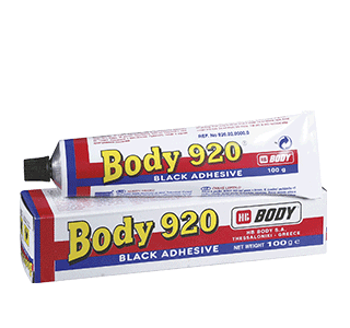 Герметик чорний для гуми та металу Body 920, 100ml