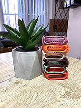 Ремінці для фітнес браслетів Xiaomi Mi Band 5, Mi Band 6, Mi Band 7 силіконові