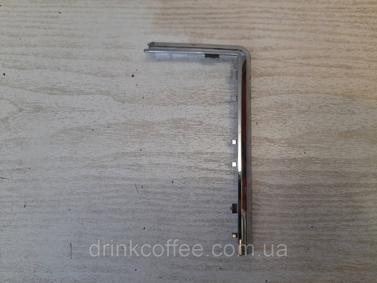 Хромова права накладка на лицьову панель для кавомашини Saeco Incanto Black HD8911_2 б/у, фото 1