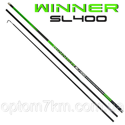 Вудка телескоп без кілець "Winner" SL400 15-40g