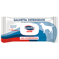 Inodorina clorex вологі серветки для собак із хлоргексидином 40 шт