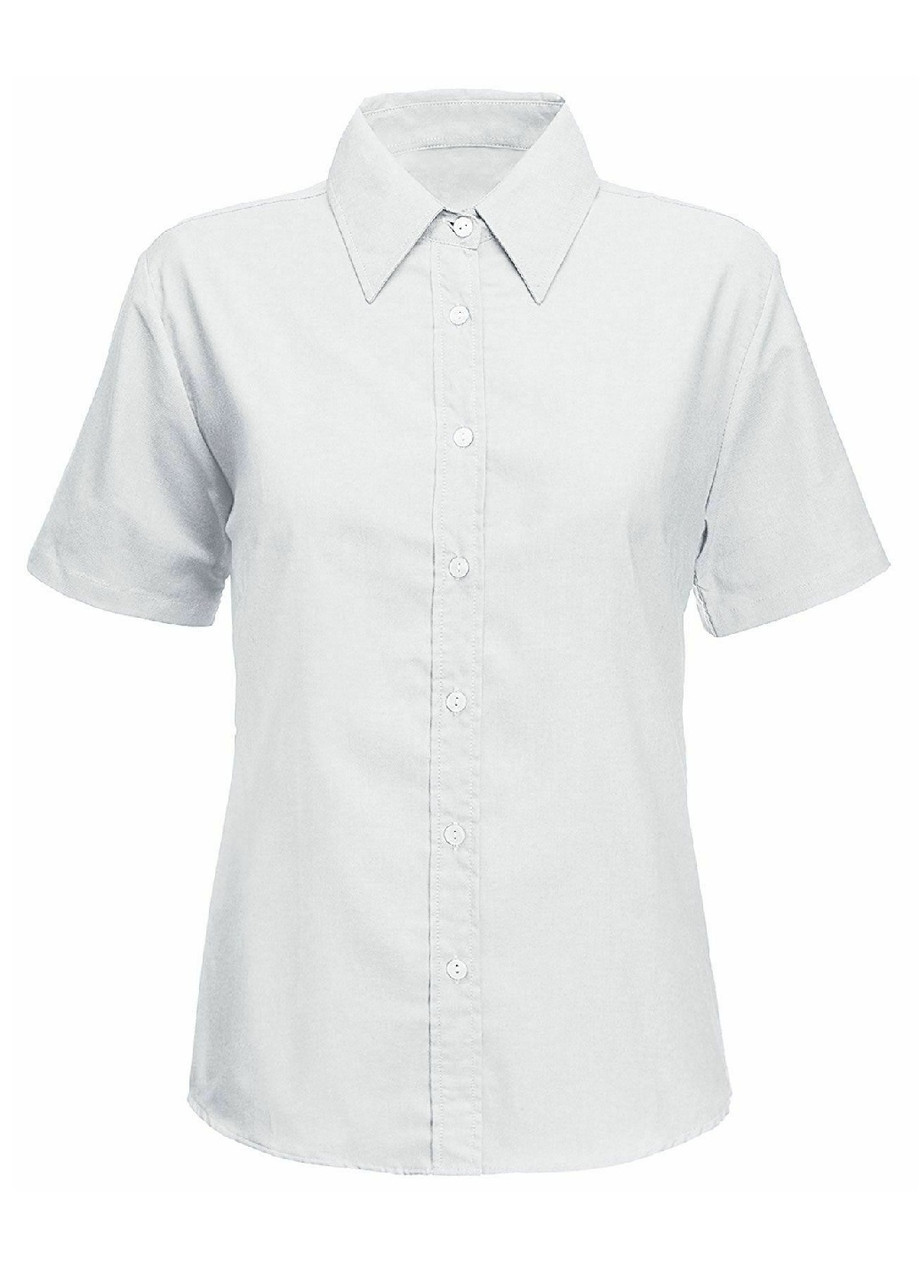 Блузка класична блузка для дівчинки з коротким рукавом