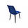 Крісло CHARLIE синій велюр / чорний каркас, фото 6