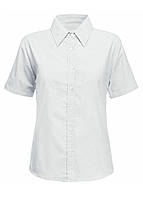 Блузка класична для дівчинки з коротким рукавом