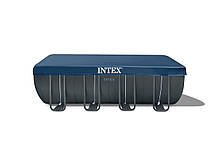 Каркасний басейн Intex 26356 (549х274х132 см) (Пісочний фільтр-насос 4000 л/год, драбина, тент, підстилка), фото 5