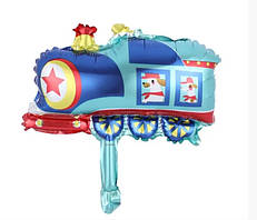 Фольгована кулька міні-фігура паровозик 38х34см Китай