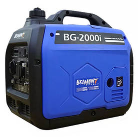 Інверторний бензиновий генератор 2 кВт Belmont BG-2000i однофазна євро-5 портативна тиша (PS)