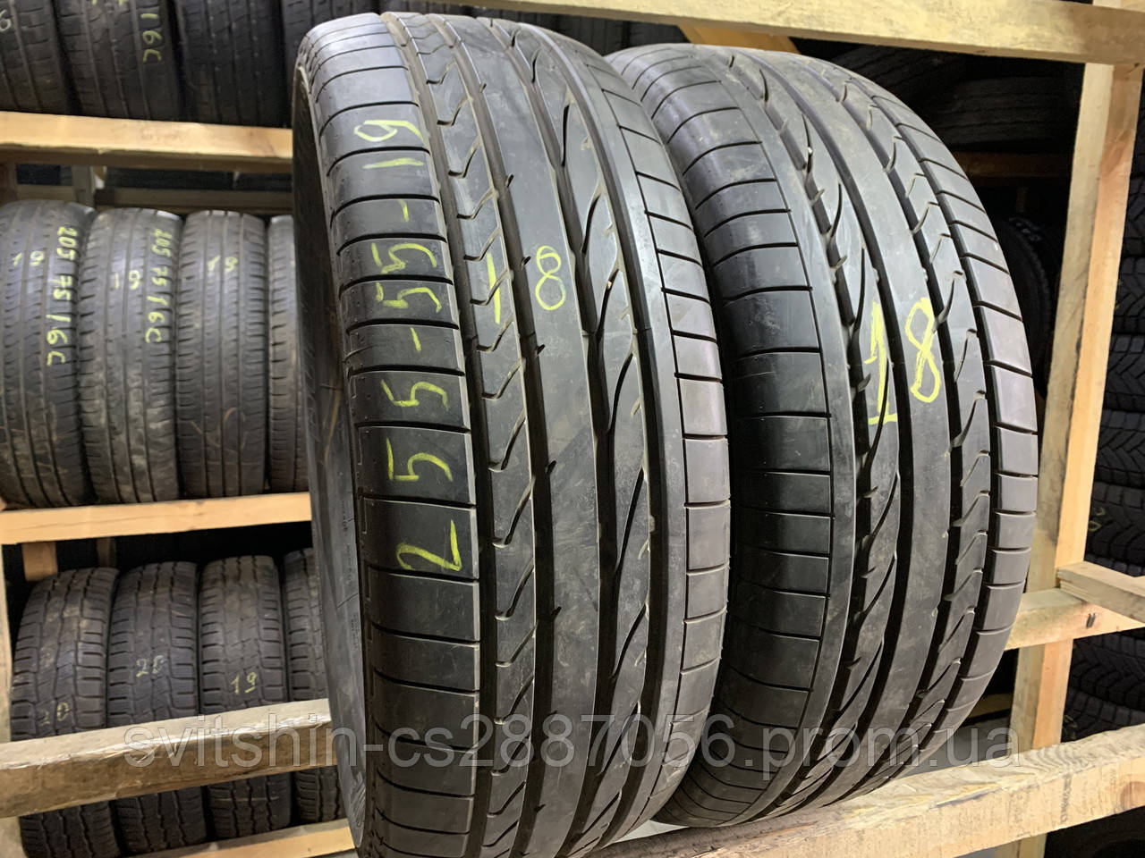 Літні шини 255/55R19 Bridgestone Dueler H/P Sport 7.5мм 18рік