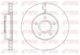 Диск гальмівний REMSA 61560.10 перед FORD C-MAX II 1.6 2010-, FOCUS III 2011-
