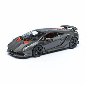 Автомодель — lamborghini sesto elemento (сірий металік, 1:24)