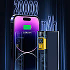 Повербанк 20000 мАг, 22,5 Вт, Чорний / Портативний зарядний пристрій / Power Bank, фото 2