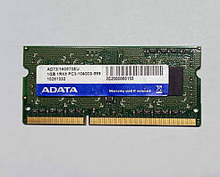 594 Пам'ять 1 GB DDR3-1333 PC3-10600 ADATA SO-DIMM для ноутбуків Intel/AMD