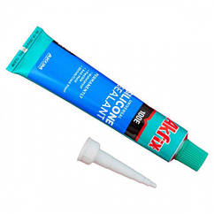 Силікон тюбик 100Е 50 мл (прозорий) блістер ТМ "Akfix"