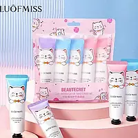 Набор кремов для рук Luofmiss Moisturize Hand Cream 5 штук с цветочными экстрактами 30 мл