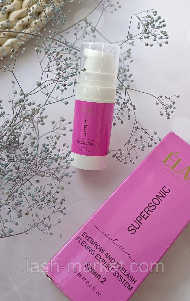 Elan professional line.
Експрес-система флексінгу брів та вій
"Supersonic" серум 2., фото 1