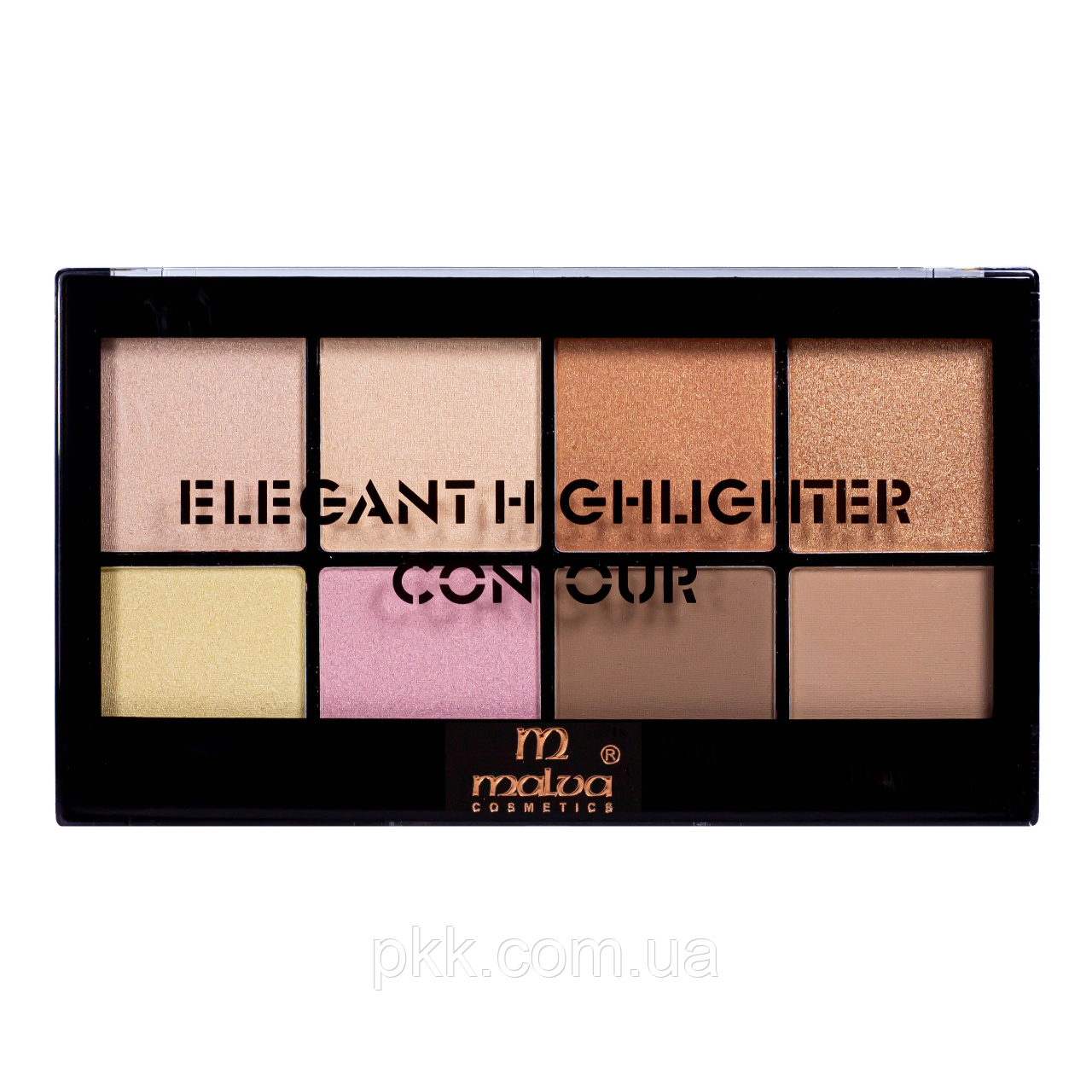 Палетка для контуринга обличчя Malva Cosmetics Elegant М 495