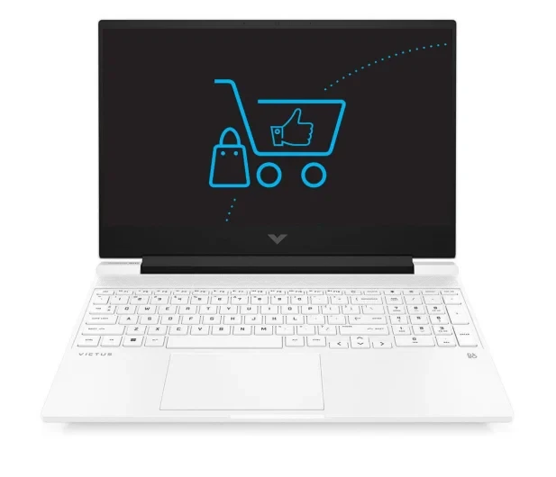 HP Victus 15 i5-12450H/32GB/512 GTX1650 144Hz White  15-fa0154nw (712D0EA)