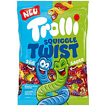 Цукерки желейні Trolli Squiggle Twist Черв'ячки 1000 г Німеччина