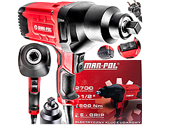 Електричний гайковерт гвинтоверт ключ ударний M80492 800 NM MAR-P від мережі 230 В 1/2OL