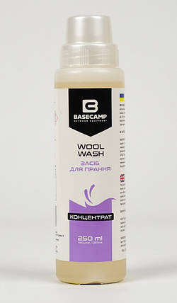 Засіб для прання виробів з вовни BaseCamp Wool Wash 250ml, фото 1