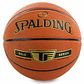 М'яч баскетбольний Spalding Gold TF Indoor-Outdoor розмір 7 композитна шкіра для вулиці-залу (76857Z)