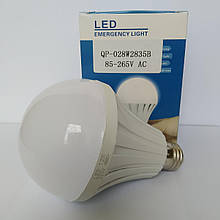 LED Лампа акумуляторна (1200мАг). Цоколь E27. 85-265V 12W (2h-3h)QP-028W2835B