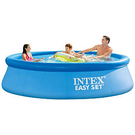 Надувний круглий басейн Intex 28120 (305х76 см), Літній надувний дитячий басейн Інтенекс