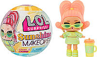 Ігровий набір з лялькою LAL Сонячне перетворення LOL Surprise Sunshine Makeover with 8 Surprises 589396