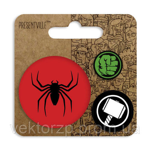 Комплект Значков 56, 38, 25 Мм — Купить Недорого на Bigl.ua (1787352960)