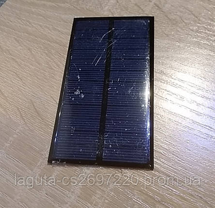 Панель сонячна 110×60 мм 6 вольтів, 130 мА., фото 2