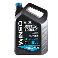 ANTIFREEZE & COOLANT WINSO BLUE G11 Антифриз 10kg (2шт/ящ)